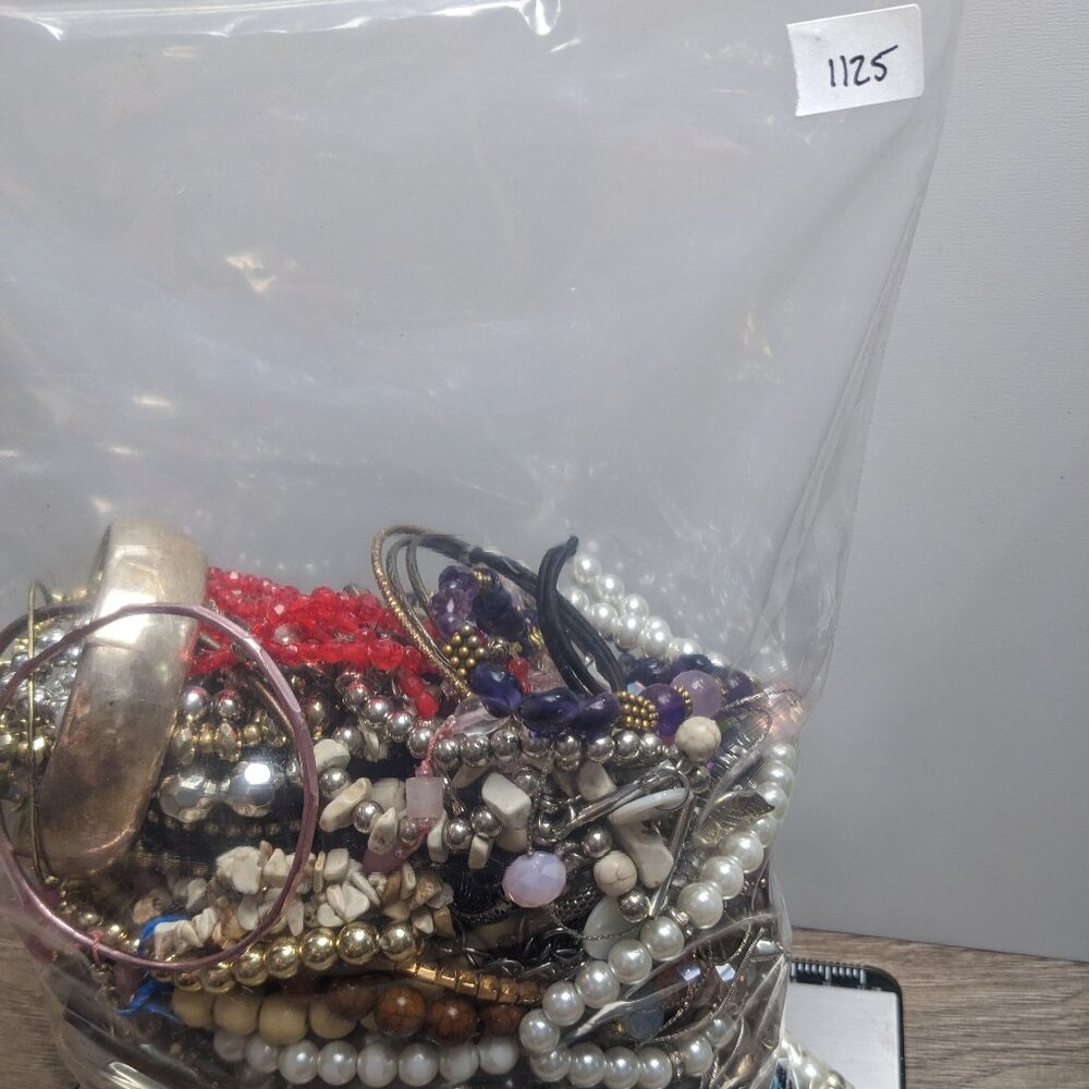 Jewelry Lot 4+ lbs 1125 Wearable Sellable Mystery Lot Free Shipping